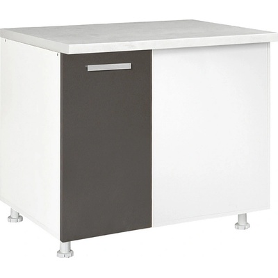 Matis Кухненски шкаф долен ъглов с една врата in du100 сив