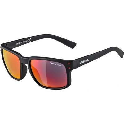 Alpina Слънчеви очила Alpina Kosmic Ceramic Mirror S3 Sunglasses - Black Matt / Red Mirror - размер One Size (205-1346-0211)