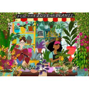 Pieces & Peace - Puzzle For the Love of Plants - 500 piese