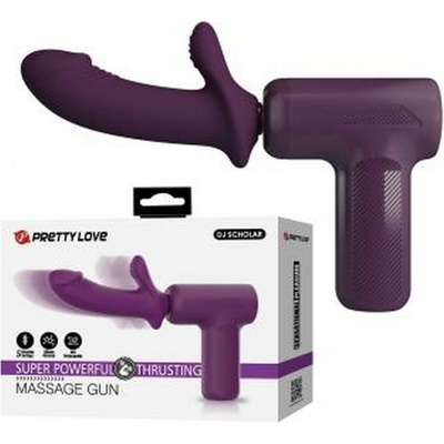 Pretty Love Super Powerfull Thrusting Massage Gun Purple