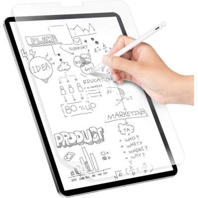 SwitchEasy PaperLike Note Screen Protector with Anti-Bluelight - качествено защитно покритие (подходящо за писане) за дисплея на iPad Pro 12.9 M1 (2021), iPad Pro 12.9 (2020), iPad Pro 12.9 (2018) (пр