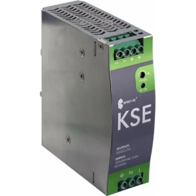 BREVE Spínaný zdroj KSE 12012 230/12VDC 120W 10A /na DIN lištu/ 18912-9988