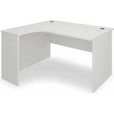 Rauman Rohový stůl SimpleOffice 140 x 120 cm, levý, bílá