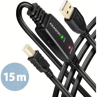 Axagon ADR-215B USB A-B, 2.0 aktivní prodlužovací / repeater, 15m