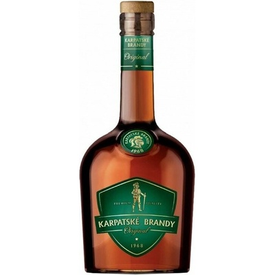 Karpatské Brandy Originál 36% 0,7 l (čistá fľaša)