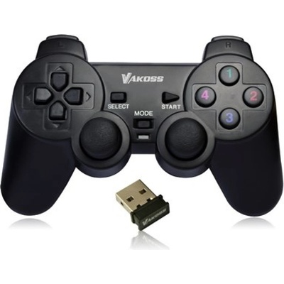 Vakoss Gamepad Wireless with Dual-shock Function GP-4705