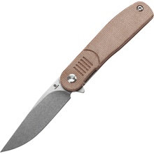 Tenable Einar Stonewashed Nitro-V 0.137''/3.5mm Brown Micarta T2072A5