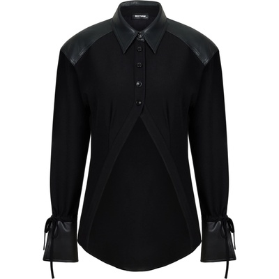 NOCTURNE Блуза черно, размер 36