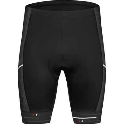 Etape Pánske krátke Racing 2.0 Čierna tmavo sivá Biela