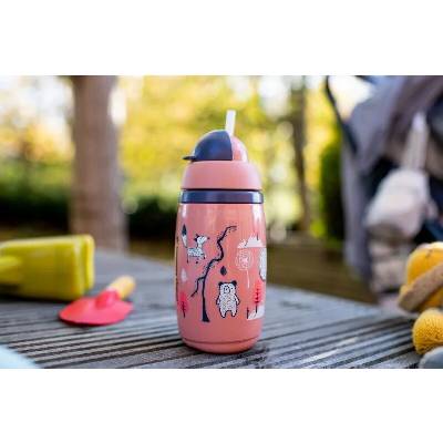 Tommee Tippee netečúci termohrnček Superstar so slamkou 266ml Pink