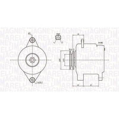 generátor MAGNETI MARELLI 063731615010