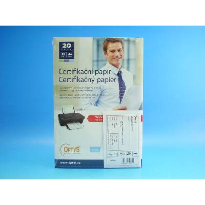 Optys 1576 Papír certifikační MODRÝ A4