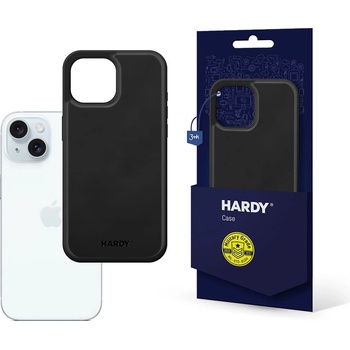 3mk Protection 3mk Hardy Apple Silky Leather MagCase за Apple iPhone 15 Plus - черен (5903108548380)