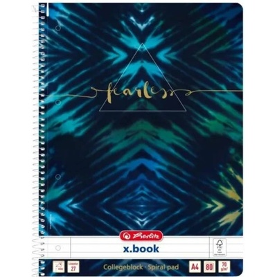 Herlitz Batik Fearless linajkovaný špirálový zošit A4