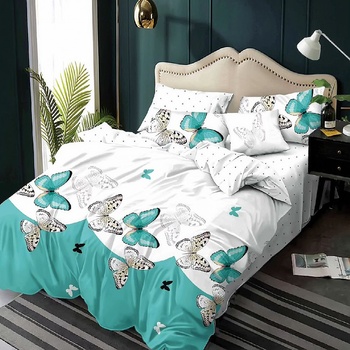 EmonaMall Двулицево спално бельо EmonaMall, 6 части - Модел S15178 (S15178-33333d)