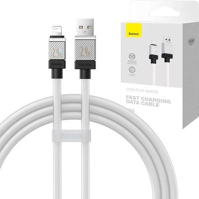 Baseus CAKW000402 USB-A to Lightning Coolplay Series, 1m, bílý