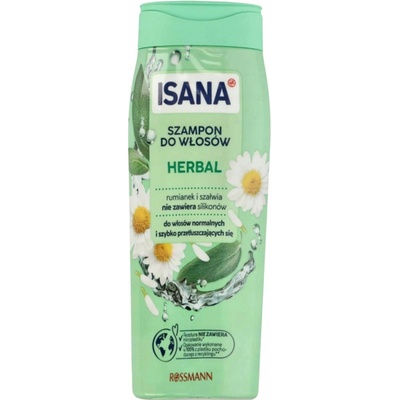 ISANA Šampon Herbal pro normální a mastící se vlasy 300 ml