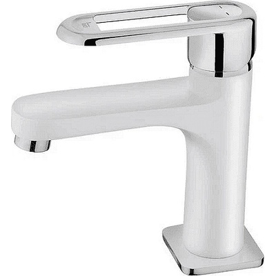 Strohm Teka Смесител за баня, за мивка, бял NEXOS (Б.195.ХРБЯ)