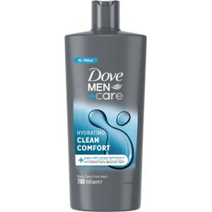 Dove Men+Care душ гел за мъже Hydrating Clean Comfort 700 мл (8720181375231)