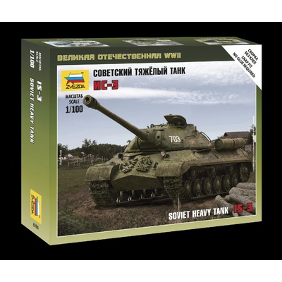 Zvezda Wargames WWII tank 6194 Soviet Tank IS 3 1:100