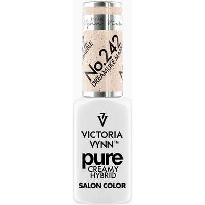 VICTORIA VYNN Hybridní gel lak PURE CREAMY HYBRID 242 Dreamlike Marble 8 ml