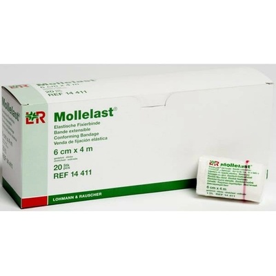 Mollelast Obinadlo elastické fixační 4 cm x 4 m 1 ks