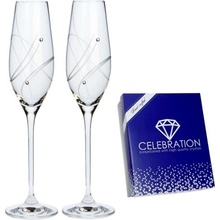 Swarovski Sklenice na sekt modern 2 x 210 ml