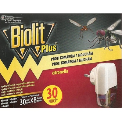 Biolit Plus elektrický odparovač 30 nocí proti muchám a komárom