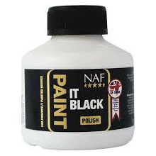 NAF Paint it černý a bezbarvý lak na kopyta Black 250 ml
