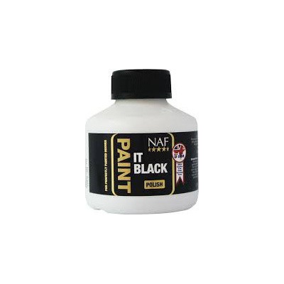 NAF Paint it černý a bezbarvý lak na kopyta Black 250 ml