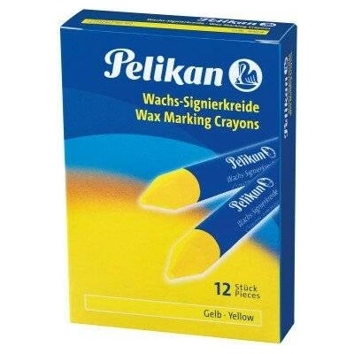 Pelikan Voskové pastelky 12ks žlutá