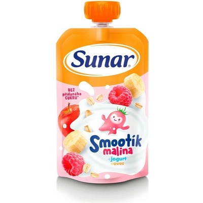 Sunar Smootík kapsička malina jogurt ovesné vločky 120 g – Zboží Dáma