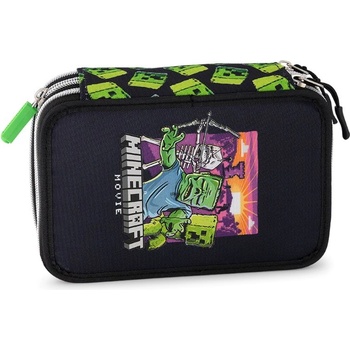 Panini Ученически несесер с пособия Panini Minecraft - Movie, с 3 ципа (73537)