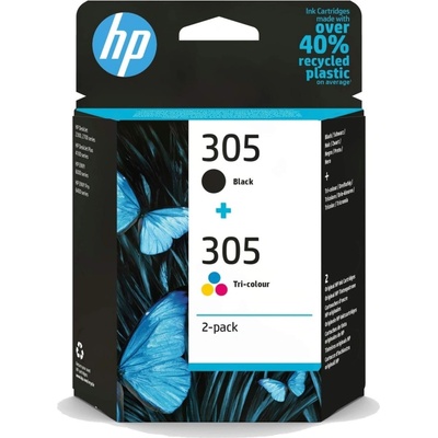 HP 6ZD17AE 2-Pack Tri-color/Black оригинална мастилена касета (черен, циан, магента, жълт)