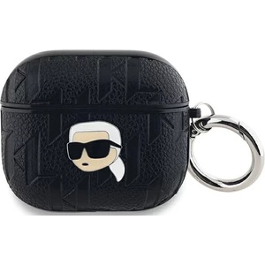 Karl Lagerfeld KLA3PGKIPK Калъф AirPods 3 черен Monogram Karl Head (KLA3PGKIPK)
