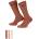 Nike Мъжки чорапи Nike 3 Pack Crew Socks Mens - Clay/Black