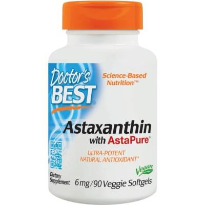 Doctor's Best BEST Astaxanthin 6 mg [90 Гел капсули]