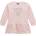 Guess Бледо розова памучна рокля за мини момиче покрита с лога Guess