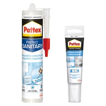 PATTEX Koupelny a kuchyně sanitární silikon 280g bílý