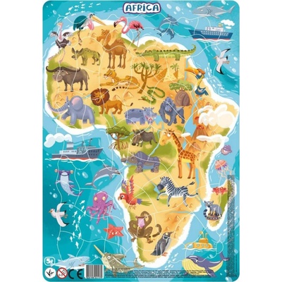 Dodo Zvířata Afriky 53 dielov