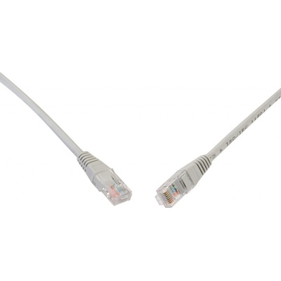 Solarix C5E-155GY-2MB Patch CAT5E, UTP, PVC, 2m, šedý