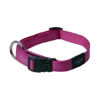 Rogz Pink Collar Large - Светлоотразителен нашийник за кучета , 20мм/ 34 - 56 см. розов