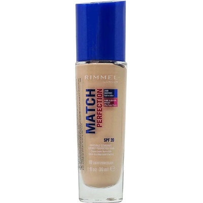 Rimmel Match Perfection Foundation 30 ml make-up 10 Light Porcelain
