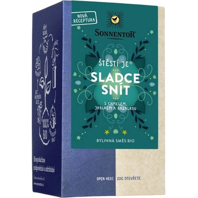 Sonnentor Štěstí je Sladce snít Bio 18 x 1,5 g