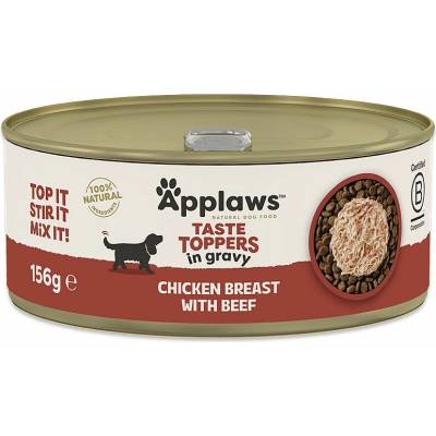 Applaws Dog taste toppers Chicken with beef in gravy 156 g