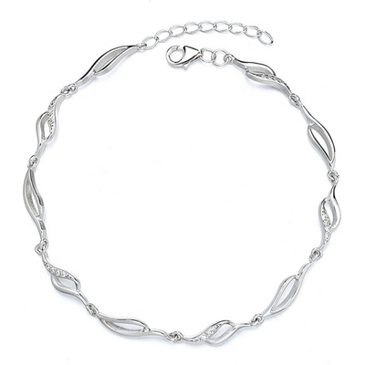 Silenti Jewelry Сребърна гривна "Шик