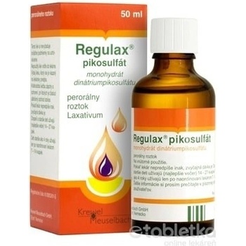 Regulax pikosulfát sol.por.1 x 50 ml