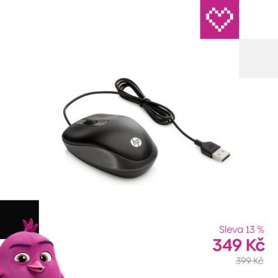 HP USB Wired Travel Mouse G1K28AA