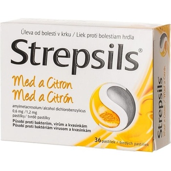 STREPSILS MED A CITRON ORM 0,6MG/1,2MG PAS 36