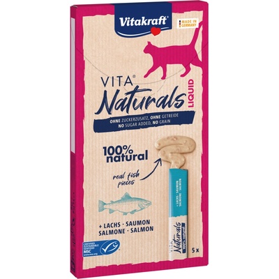 Vitakraft Vita naturals liquid snack losos 5 x 15 g